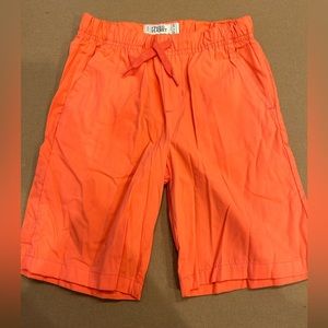 Kids Neon Orange Shorts